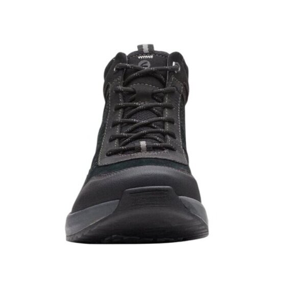 CLARKS / Wellman / Black Leather / Construction Boots / Size 9 main image 6